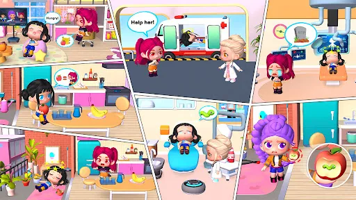 Gameplay screenshot 2 from Mimo Land: Chibi World - Simulation game