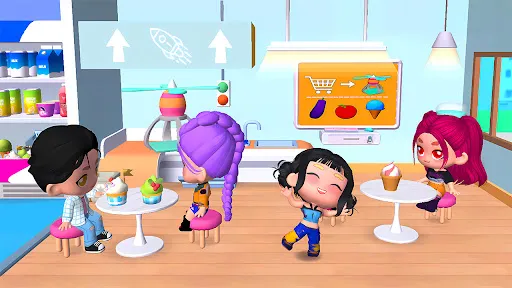 Gameplay screenshot 4 from Mimo Land: Chibi World - Simulation game